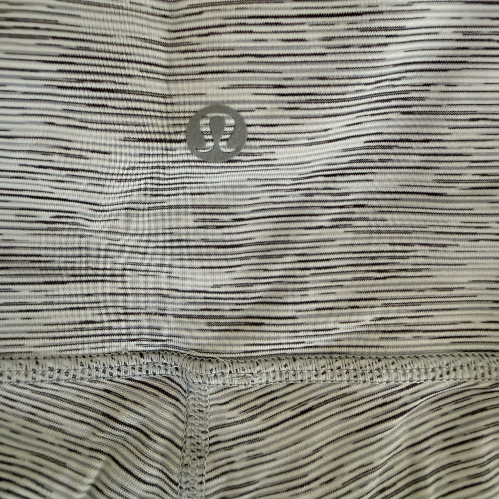 lululemon athletica Black and White Patterned Leggings